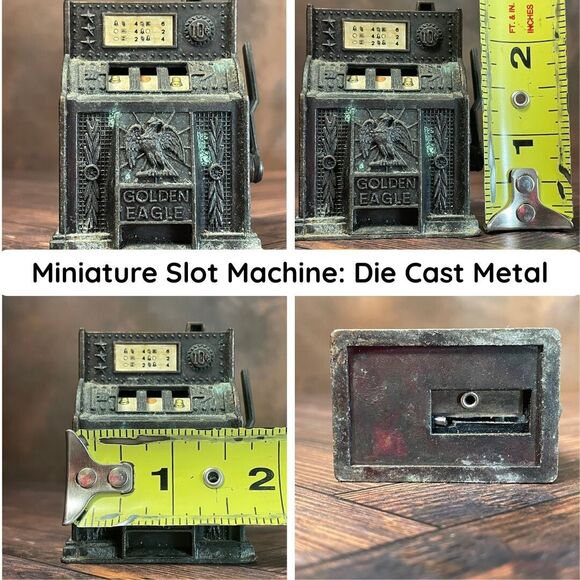 Vintage Die-Cast Pencil Sharpeners – Cash Register, Gaming Machine & Typewriter - Picture 6 of 7